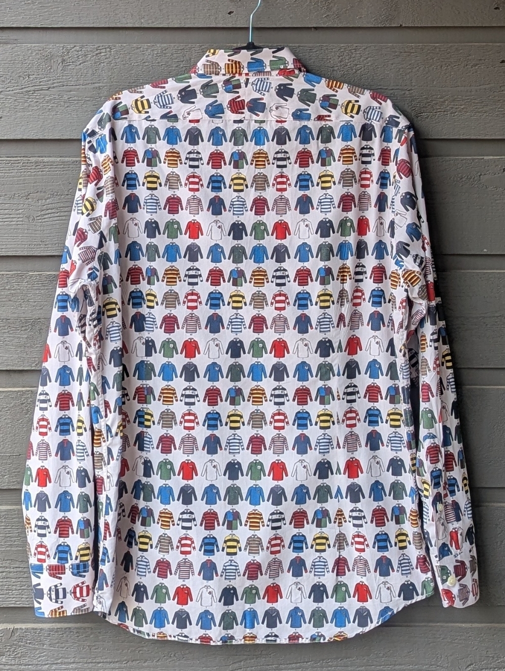 Simon Carter Rugby Vintage Shirt Long Sleeve Button Front Shirt - Picture 6 of 10